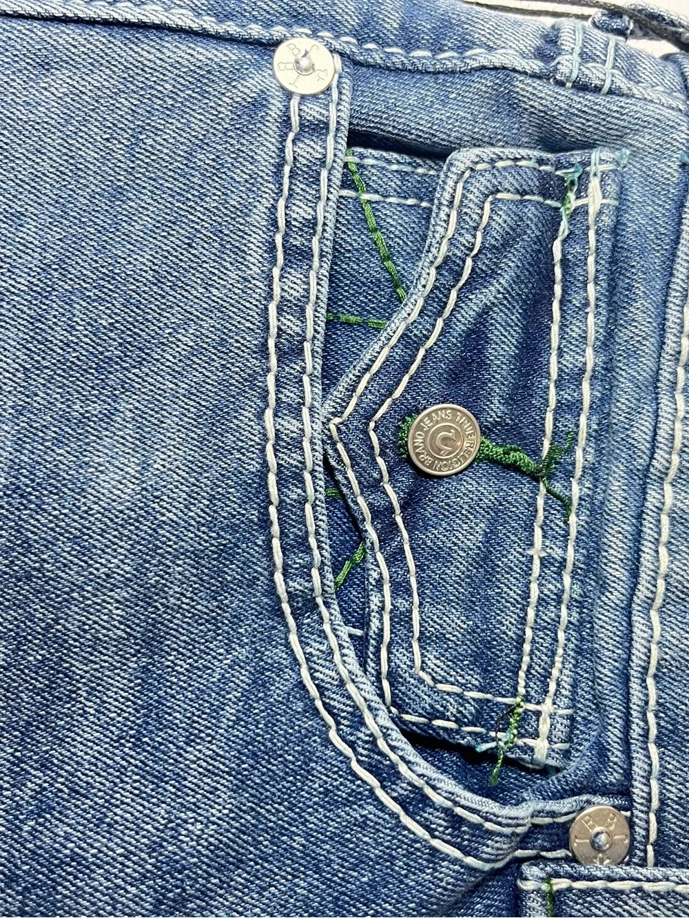 True Religion Ricky Big T Flap Straight Jeans Men’s 31x34 – NWT